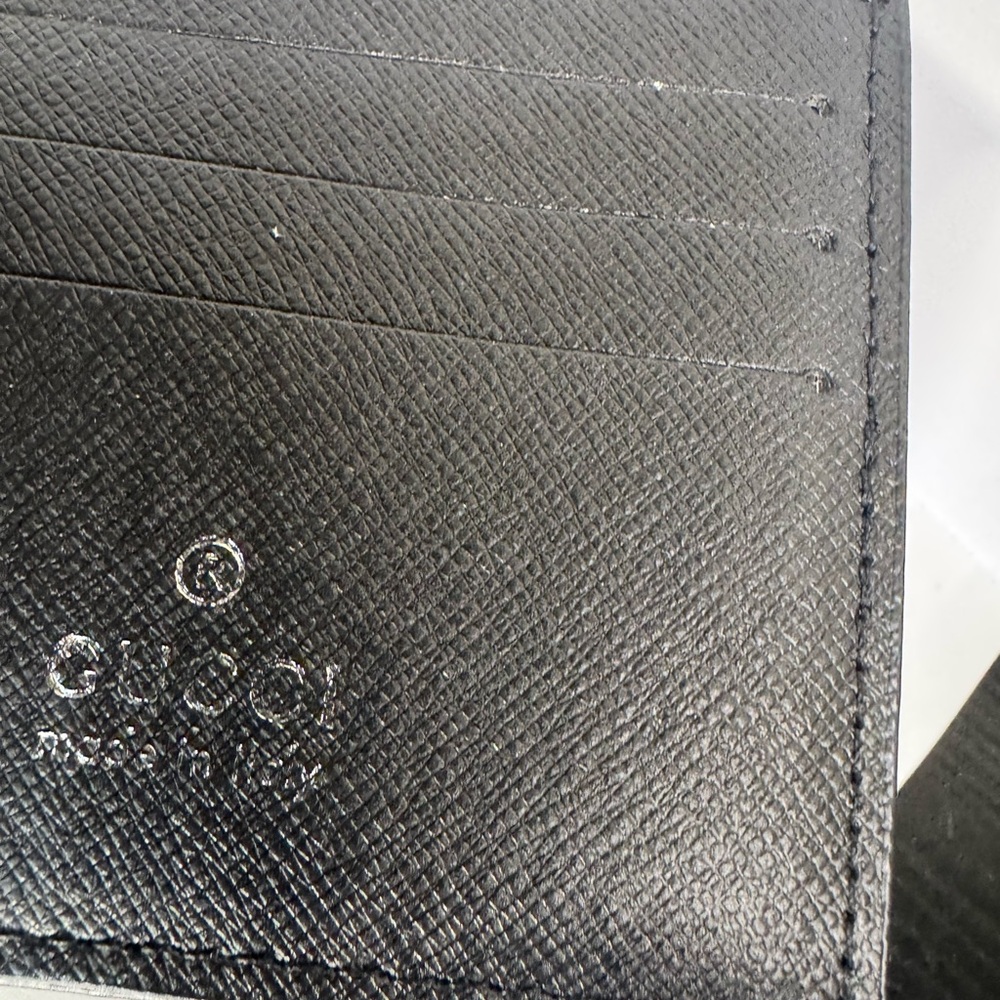 Gucci Black Wallet with Signature Stripe - Picture 3 of 3